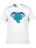 Elephant Graphic Tee - Fun Cartoon Design