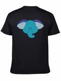 Elephant Graphic Tee - Fun Cartoon Design