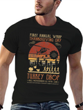 WKRP Thanksgiving Turkey Drop T-Shirt
