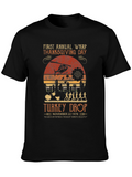WKRP Thanksgiving Turkey Drop T-Shirt