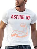 Aspire To Muscle T-Shirt - Black