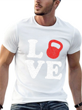Love Kettlebell T-Shirt Workout Gym Gift