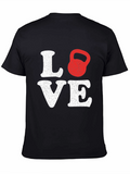 Love Kettlebell T-Shirt Workout Gym Gift