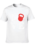 Love Kettlebell T-Shirt Workout Gym Gift