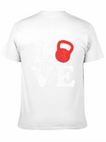 Love Kettlebell T-Shirt Workout Gym Gift