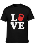 Love Kettlebell T-Shirt Workout Gym Gift