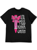 Lil Miss Kindergarten Graphic T-Shirt