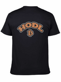 HODL Bitcoin Crypto Black T-Shirt