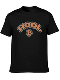 HODL Bitcoin Crypto Black T-Shirt
