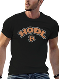 HODL Bitcoin Crypto Black T-Shirt