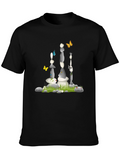 Stone Balance Art Black T-Shirt