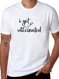 I Got Vaccinated Graphic Tee - Black