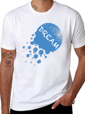Dream Graphic Print Black T-Shirt