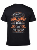 Legends Born in May 1961 T-Shirt
