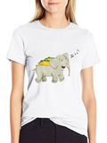 Elephant Taco Funny Graphic T-Shirt