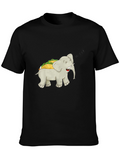 Elephant Taco Funny Graphic T-Shirt
