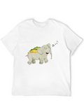 Elephant Taco Funny Graphic T-Shirt