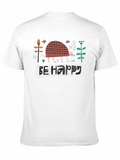 Be Happy Armadillo Graphic Tee - Black