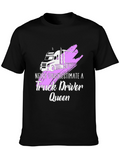Truck Driver Queen T-Shirt - Never Underestimate