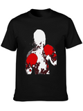Abstract Boxer Graphic T-Shirt