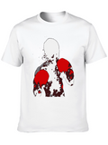 Abstract Boxer Graphic T-Shirt