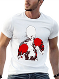 Abstract Boxer Graphic T-Shirt