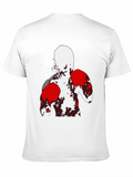 Abstract Boxer Graphic T-Shirt