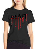 Beast Drip Graphic Tee - Bold Streetwear