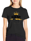 Baking Queen Black Graphic Tee