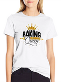 Baking Queen Black Graphic Tee