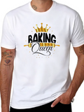 Baking Queen Black Graphic Tee
