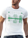 Stress Reliever T-Shirt: Nature Reflection Graphic