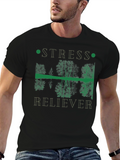 Stress Reliever T-Shirt: Nature Reflection Graphic