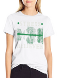 Stress Reliever T-Shirt: Nature Reflection Graphic