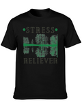 Stress Reliever T-Shirt: Nature Reflection Graphic