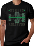Stress Reliever T-Shirt: Nature Reflection Graphic