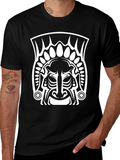 Tribal Mask Graphic T-Shirt