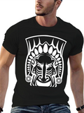 Tribal Mask Graphic T-Shirt
