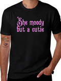 She Moody But A Cutie Graphic Tee