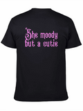 She Moody But A Cutie Graphic Tee