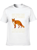 Funny Fox & Farmer Graphic Tee