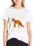 Funny Fox & Farmer Graphic Tee