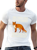 Funny Fox & Farmer Graphic Tee