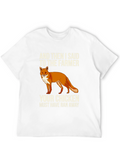 Funny Fox & Farmer Graphic Tee
