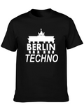 Berlin Techno Graphic T-Shirt - Black