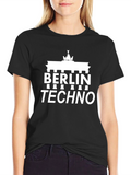 Berlin Techno Graphic T-Shirt - Black