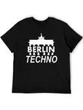 Berlin Techno Graphic T-Shirt - Black