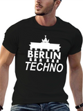 Berlin Techno Graphic T-Shirt - Black