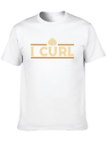 I Curl T-Shirt - Curling Stone Design