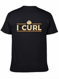 I Curl T-Shirt - Curling Stone Design